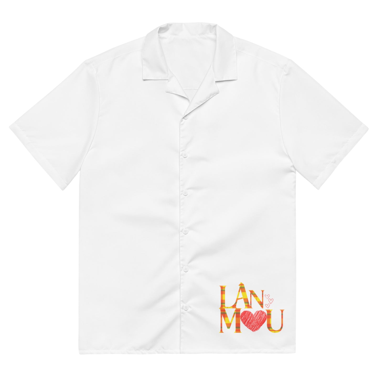 Chemise à boutons unisexe "Lanmou"